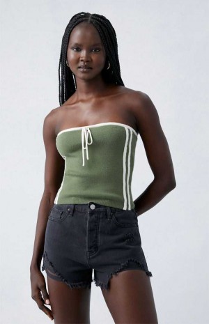 Dámské Kalhoty PacSun Black Ripped High Waisted Denim Festival Černé | 85JXONKCF
