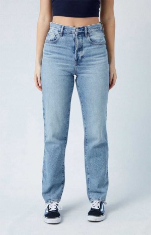 Dámské Kalhoty PacSun Eco Light Blue Dad Indigo | 98ADXUJRB