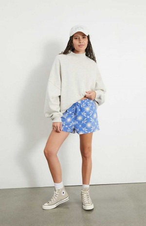 Dámské Kalhoty PacSun Printed Fleece Sweat Blankyt | 71XUEDQIM