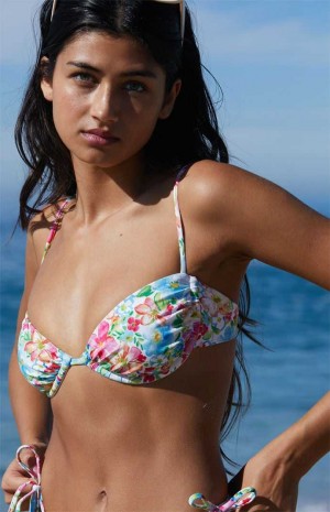 Dámské Plavky PacSun Eco Floral Mischa Mini Underwire Bikiny FLORAL | 81YXUMVRF