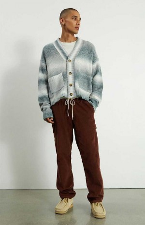 Pánské Kalhoty PacSun Brown Corduroy Drawstring Carpenter Hnědé | 10ANRSBLJ