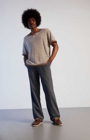 Pánské Kalhoty PacSun Corduroy Chino gy Blankyt Šedé | 80LZPFWRH