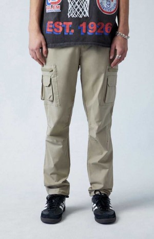 Pánské Kalhoty PacSun Eco Stretch Olive Slim Cargo Olivy Zelené | 96IGCVMHW