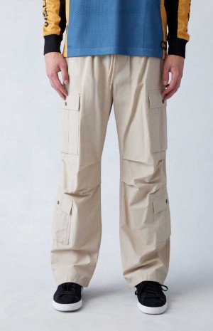 Pánské Kalhoty PacSun Tan gy Cargo FOG | 40HCOFZBJ