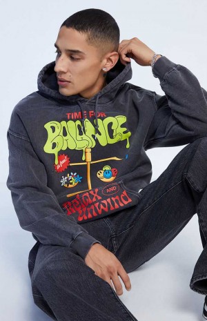 Pánské Mikina s Kapucí PacSun Balance Vintage | 83BFJMUCA