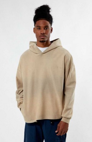 Pánské Mikina s Kapucí PacSun Grand Pullover Hnědé | 96MTQZIHC