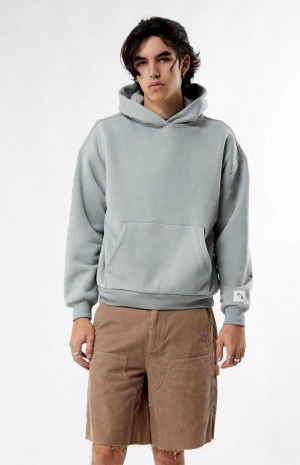 Pánské Mikina s Kapucí PacSun Gray Solid Šedé | 51BWAZUGR
