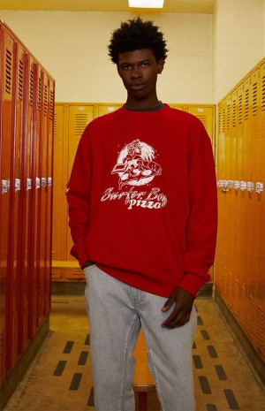 Pánské Mikiny PacSun Stranger Things x Surfer Boy Crew Neck | 17GINMDRX