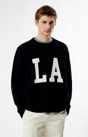 Pánské Svetry PacSun Black LA Černé | 60ROUBCQM
