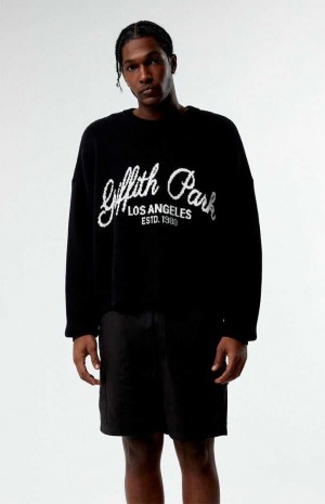 Pánské Svetry PacSun Griffith Park Černé | 57UTREOPJ