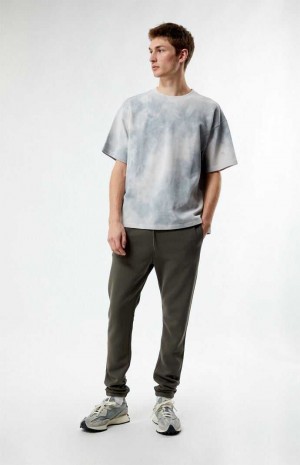 Pánské Teplákové Kalhoty PacSun Washed Black Jogger Černé | 46SHLXIJM