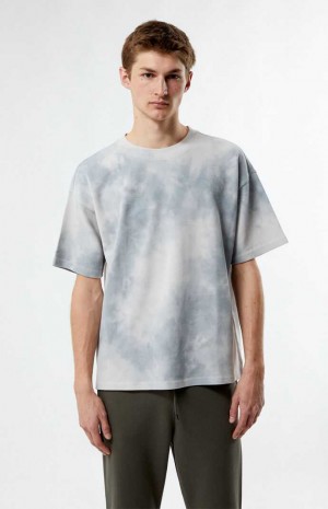 Pánské T-shirt PacSun Cloud Dye Šedé | 42AWXKPVC