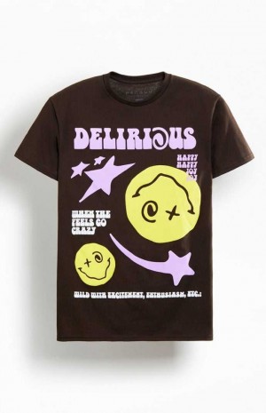 Pánské T-shirt PacSun Delirium Čokolády | 40PXVHJYD