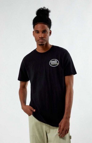 Pánské T-shirt PacSun Desert Mountain Černé | 93UYPTHJO