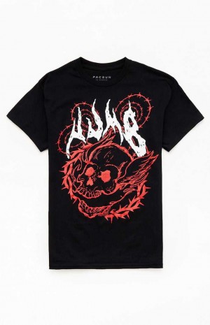 Pánské T-shirt PacSun Numb Černé | 63HUXBVTE